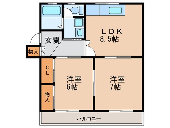 シェル幹の物件間取画像